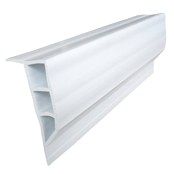 Dock Edge Standard PVC Full Face Profile - 16' Roll - White 1160-F - main